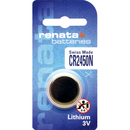 CR2450 NFH-LF Renata, Batterie, Pile bouton, Cellule simple