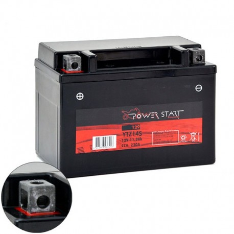 Batterie moto NTZ14S-BS / YTZ14S-BS 12V 11.2Ah