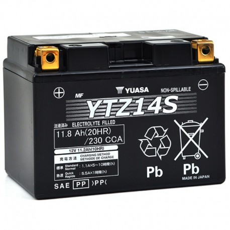 motorradbatterien YUASA YTZ14S 12V 11.2Ah