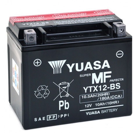 Batterie moto YUASA YT12-BS 12V 10Ah