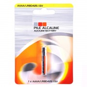 AAAA Pile alcaline  LR61 - 1.5V 625mAh - Blister x1