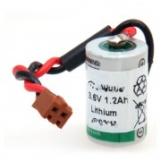 Batterie automate 1x 1/2AA 1S1P 3.6V 1.2Ah JAE
