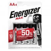 4 piles alcalines Pile LR06 (AA) Energizer Max