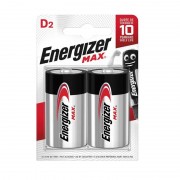 2 piles alcalines LR20 (D) Energizer Max