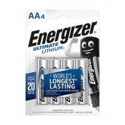 4 piles FR06 (AA) L91 ULTIMATE Lithium Energizer