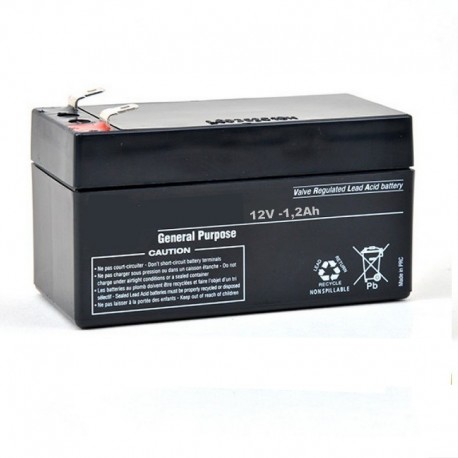 Batterie Plomb AGM PS1212GB - 12V 1,2 Ah