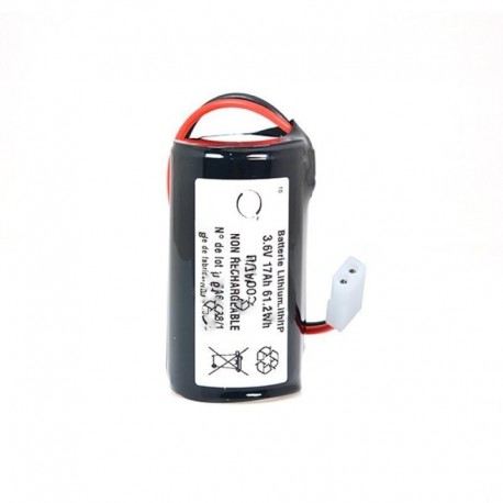Pile lithium industrie 1x LS33600 3.6V 17Ah 1625