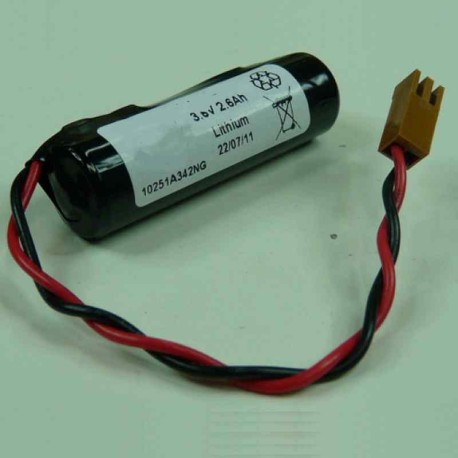Batterie lithium LS14500 AA 3.6V 2600mAh JAE
