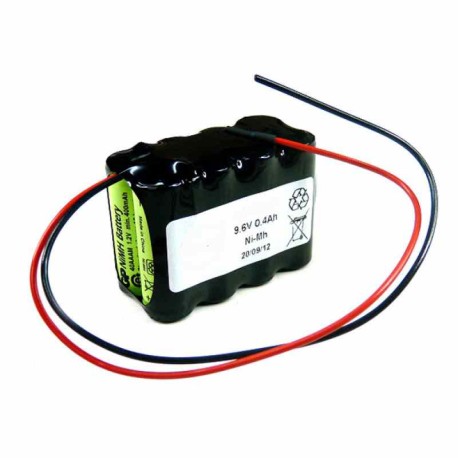 Akku Nimh 8x 2/3AAA 8S1P ST2 9.6V 400mAh Kabel *NVE