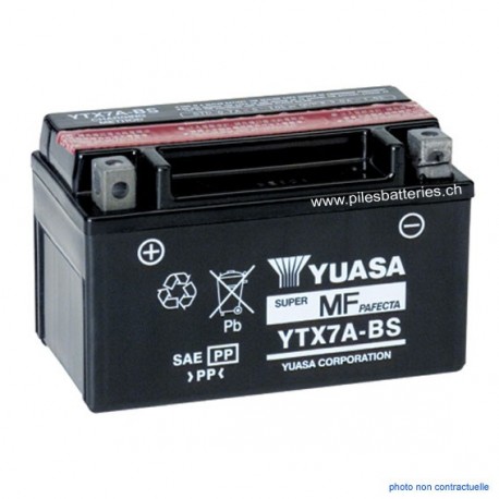 thumbnail interactive-video image 1 of Caltric AGM Battery For Suzuki GSX-R600 2019-2022 – 12V 6Ah, CCA 95 – YTX7A-BS / FTX9-BS 1 of 5