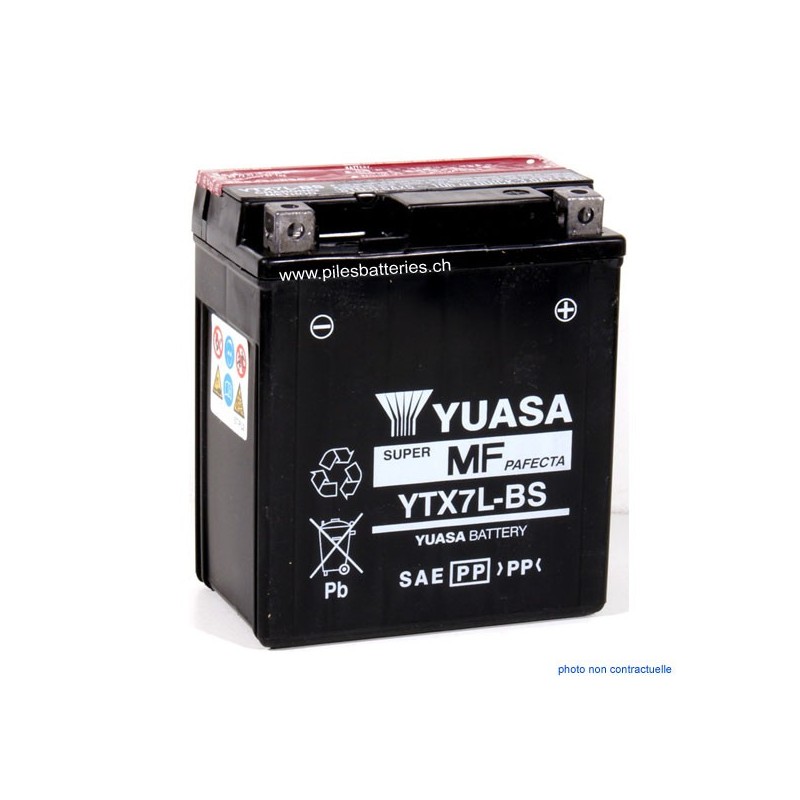 Yuasa 12V 6Ah YTX7A-BS au meilleur prix sur